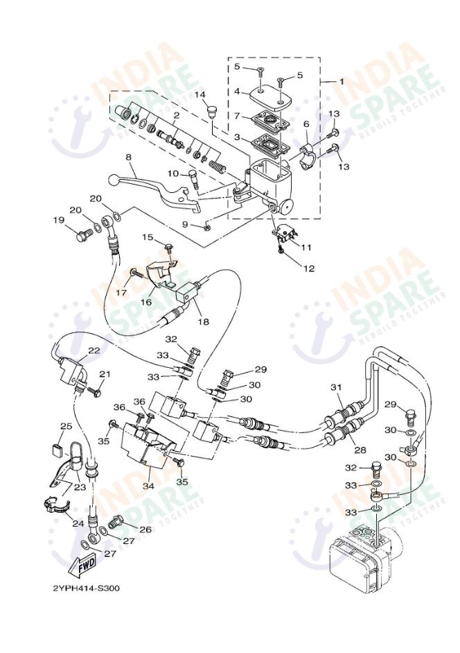 FRONT MASTER CYLINDER